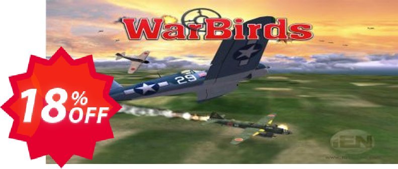 WarBirds World War II Combat Aviation PC Coupon code 18% discount 