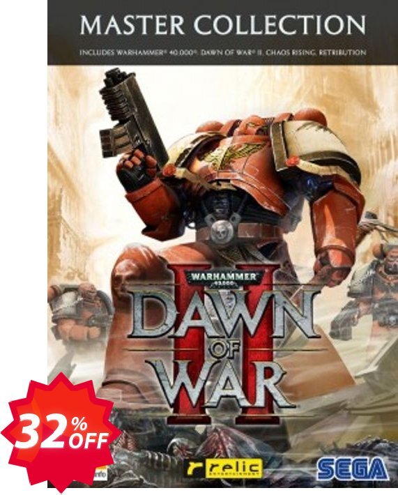 Warhammer 40.000 Dawn of War II 2 Master Collection PC Coupon code 32% discount 