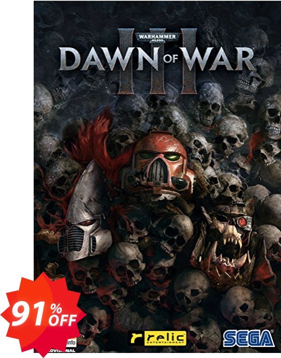 Warhammer 40.000 Dawn of War III 3 PC Coupon code 91% discount 