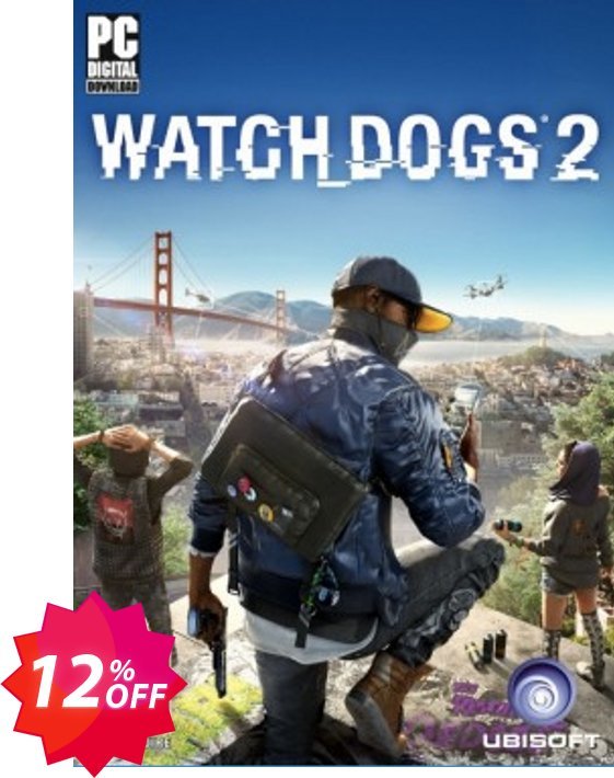 Watch Dogs 2 PC, US  Coupon code 12% discount 