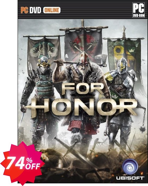 For Honor PC, Asia  Coupon code 74% discount 