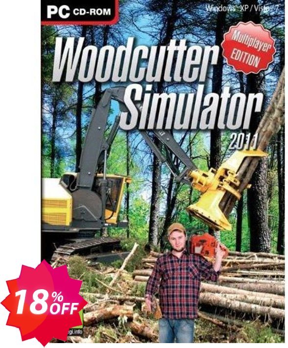 Woodcutter Simulator, PC  Coupon code 18% discount 