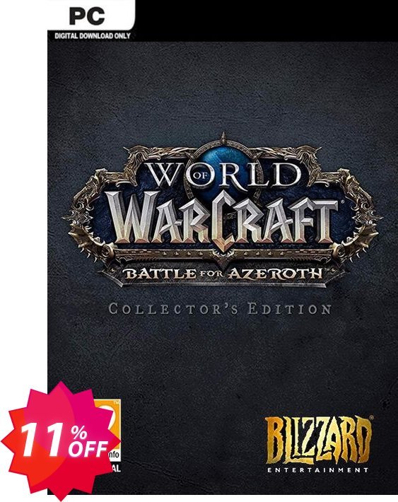 World of Warcraft Battle for Azeroth - Collector’s Edition PC, EU  Coupon code 11% discount 