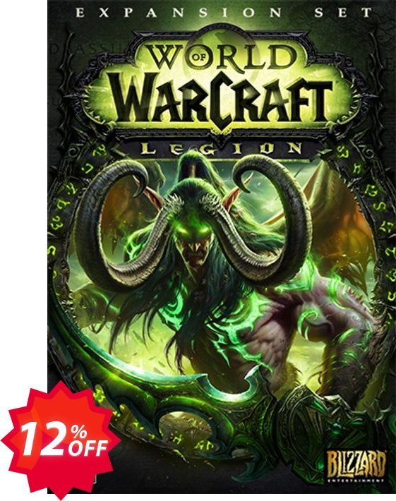 World of Warcraft, WoW - Legion PC/MAC, US  Coupon code 12% discount 