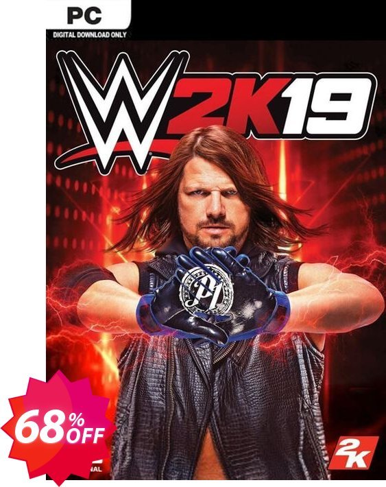 WWE 2K19 PC, EU  Coupon code 68% discount 