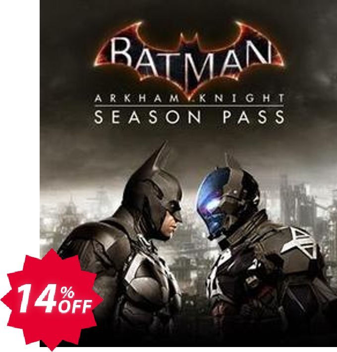 Batman Arkham Knight Season Pass PC Coupon code 14% discount 