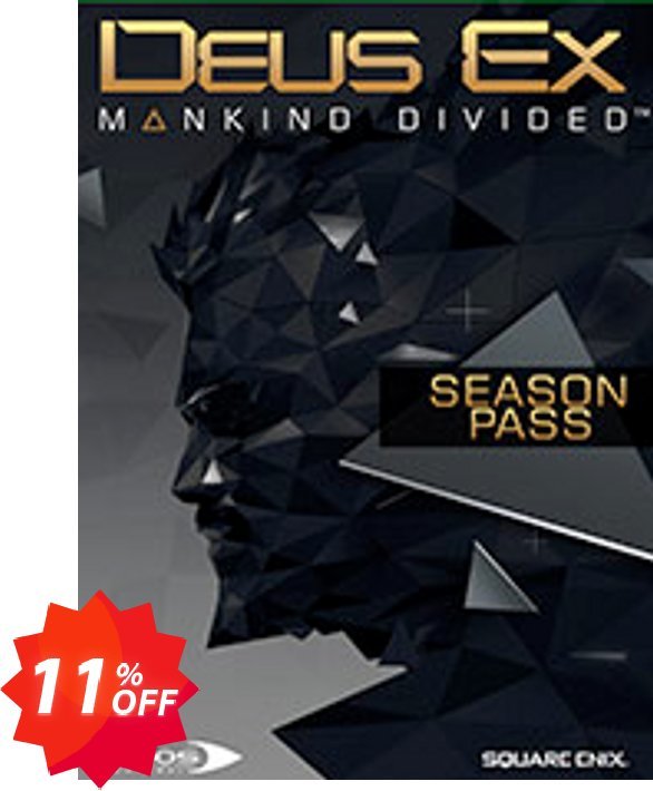 Deus Ex: Mankind Divided Season Pass PC Coupon code 11% discount 