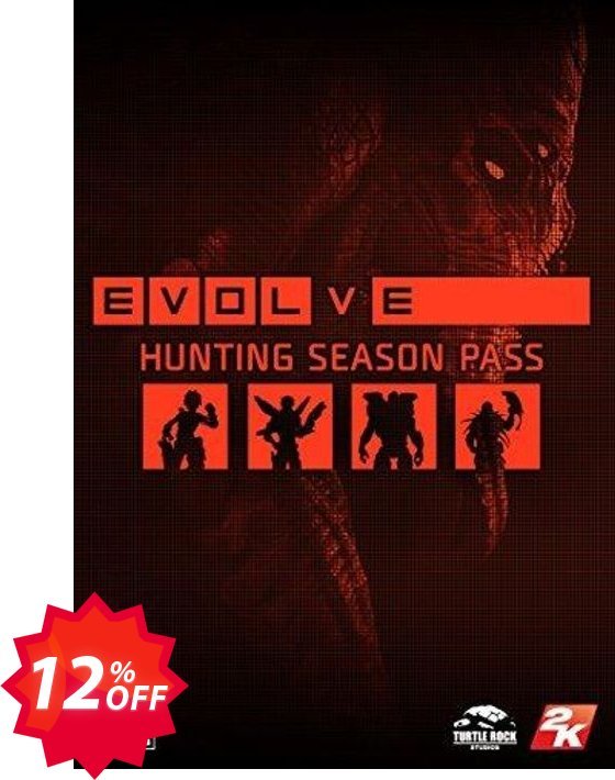 Evolve Hunting Season Pass PC Coupon code 12% discount 