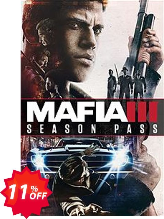 Mafia III 3 Season Pass PC Coupon code 11% discount 