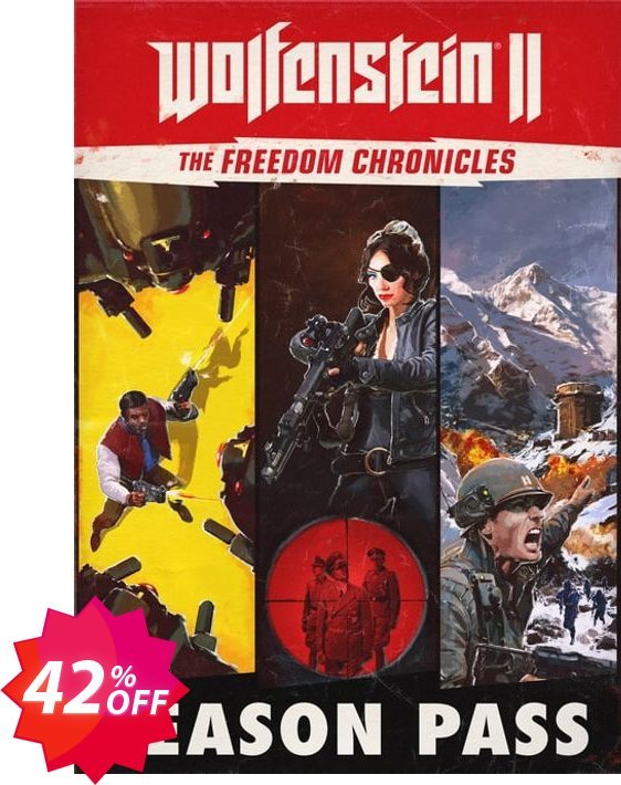 Wolfenstein II 2: The Freedom Chronicles - Season Pass PC Coupon code 42% discount 