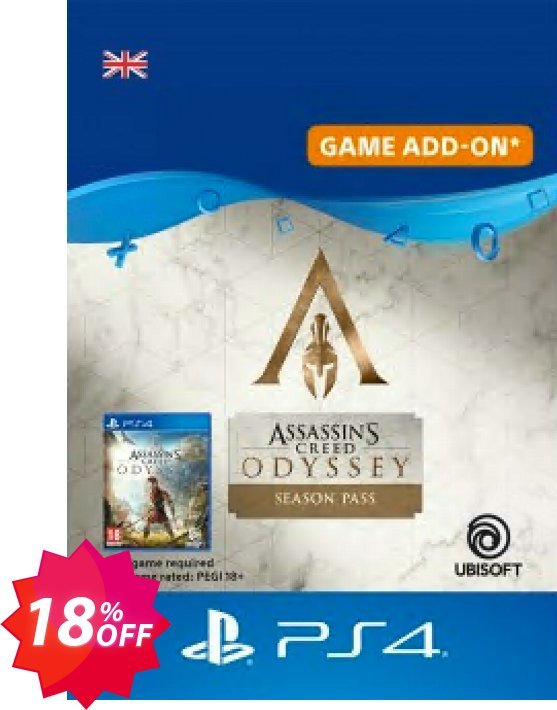 Assassins Creed Odyssey - Season Pass PS4 Coupon code 18% discount 