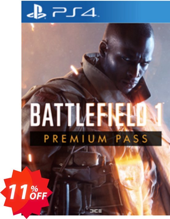 Battlefield 1 Premium Pass PS4 Coupon code 11% discount 