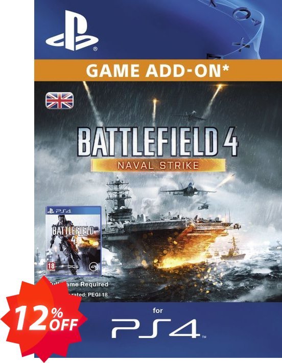 Battlefield 4 Naval Strike DLC PS4 Coupon code 12% discount 