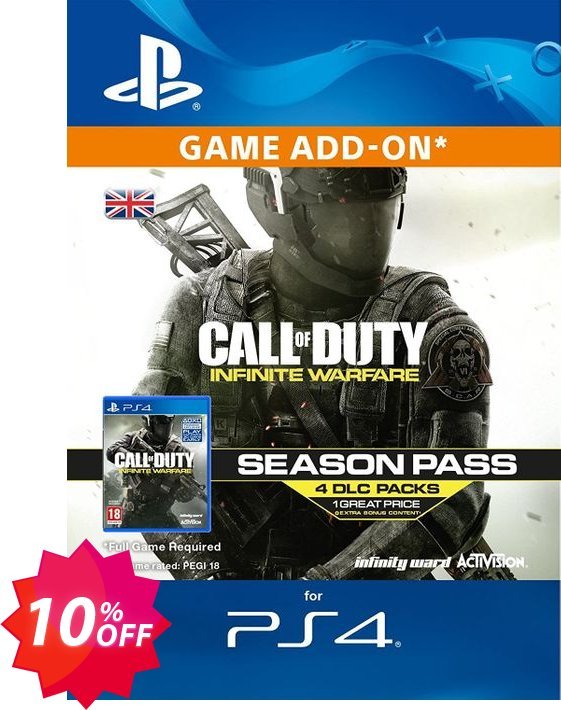 Call of Duty, COD Infinite Warfare - Season Pass PS4 Coupon code 10% discount 