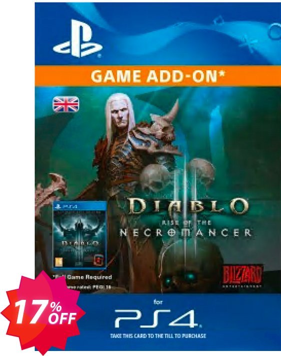 Diablo III: Rise of the Necromancer PS4 Coupon code 17% discount 