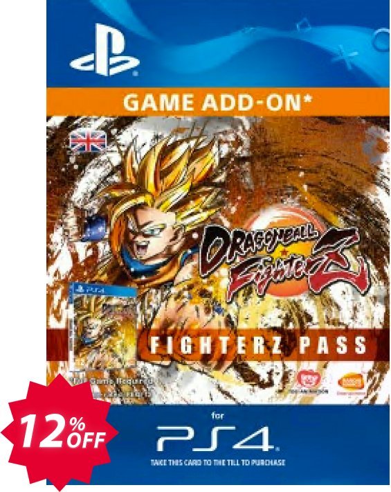 Dragon Ball FighterZ - FighterZ Pass PS4 Coupon code 12% discount 