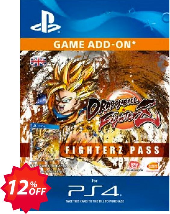 Dragon Ball FighterZ - FighterZ Pass PS4 Coupon code 12% discount 