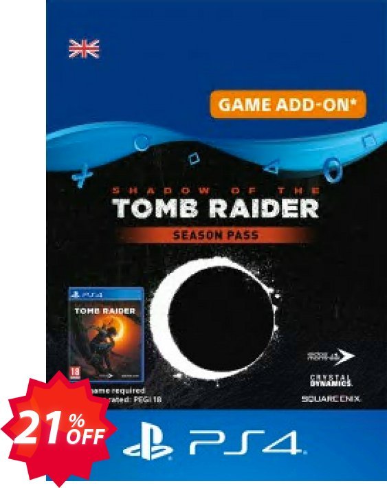 Shadow of the Tomb Raider - Season Pass PS4 Coupon code 21% discount 