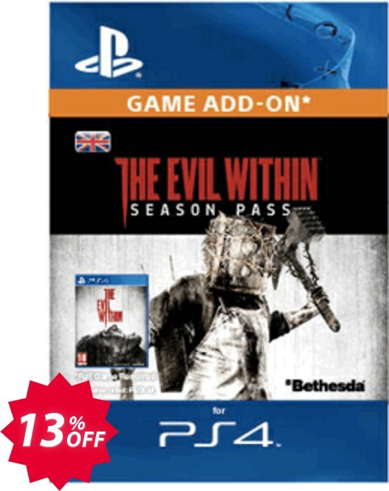 The Evil Within Season Pass PS4 Coupon code 13% discount 
