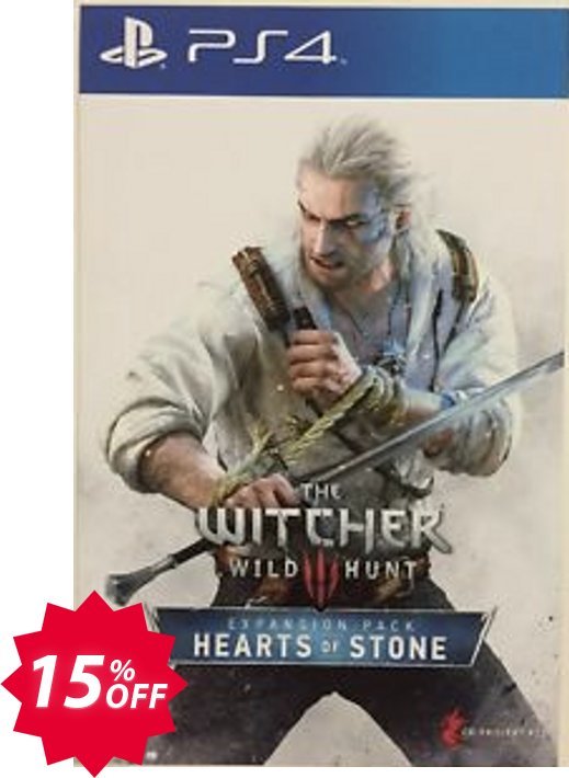 The Witcher 3 Wild Hunt - Hearts of Stone PS4 Coupon code 15% discount 