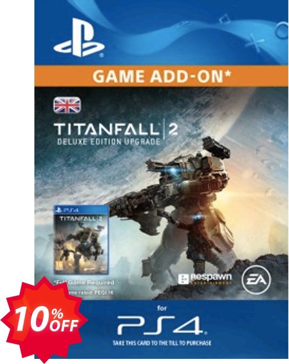 Titanfall 2 Deluxe Edition ADD-ON PS4 Coupon code 10% discount 
