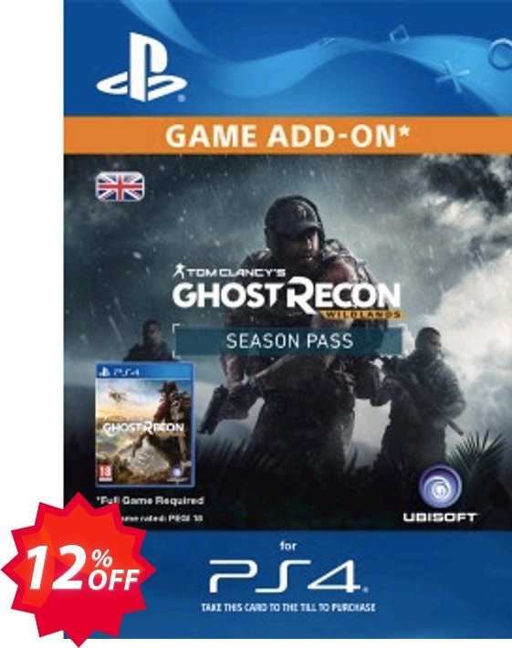 Tom Clancys Ghost Recon Wildlands Season Pass PS4 Coupon code 12% discount 