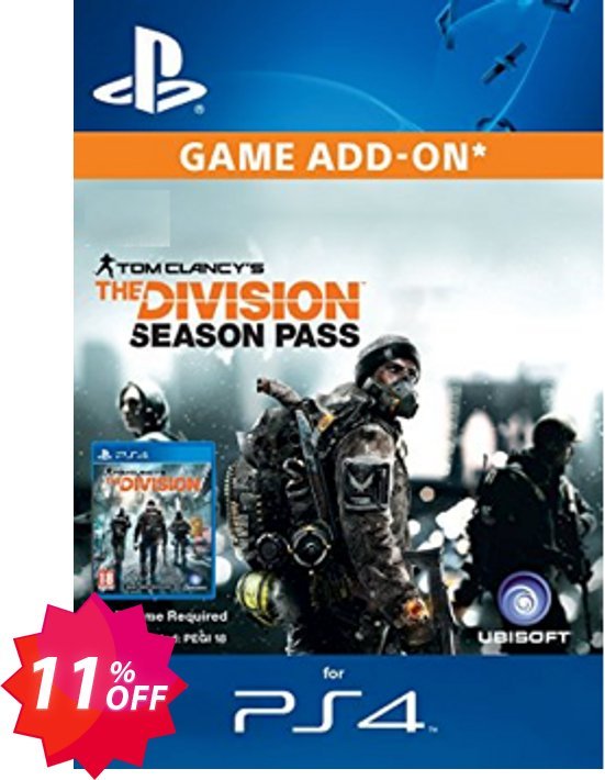 Tom Clancy's The Division Season Pass, EU PS4 Coupon code 11% discount 