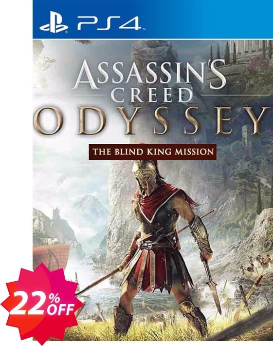 Assassins Creed: Odyssey The Blind King DLC PS4 Coupon code 22% discount 