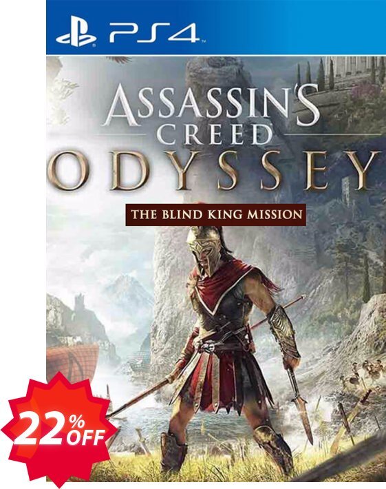 Assassins Creed: Odyssey The Blind King DLC PS4 Coupon code 22% discount 