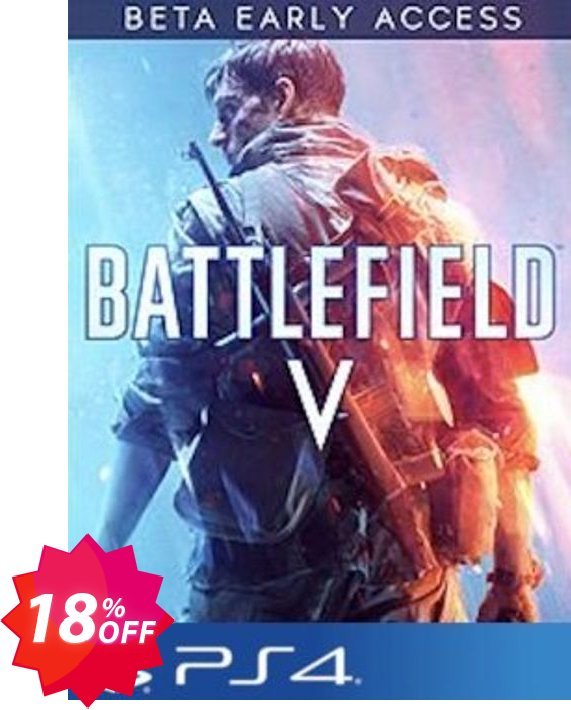 Battlefield V 5 PS4 Beta Coupon code 18% discount 