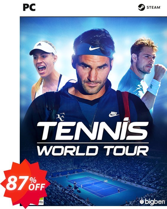 Tennis World Tour PC Coupon code 87% discount 