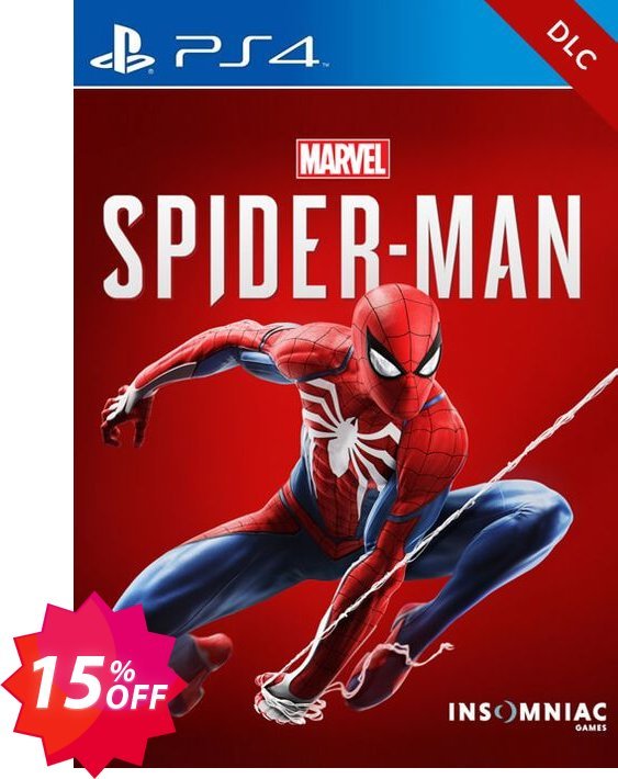 Marvel's Spider-Man DLC PS4 Coupon code 15% discount 