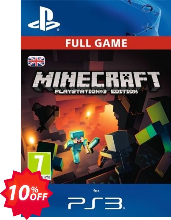 Minecraft PS3 - Digital Code Coupon code 10% discount 