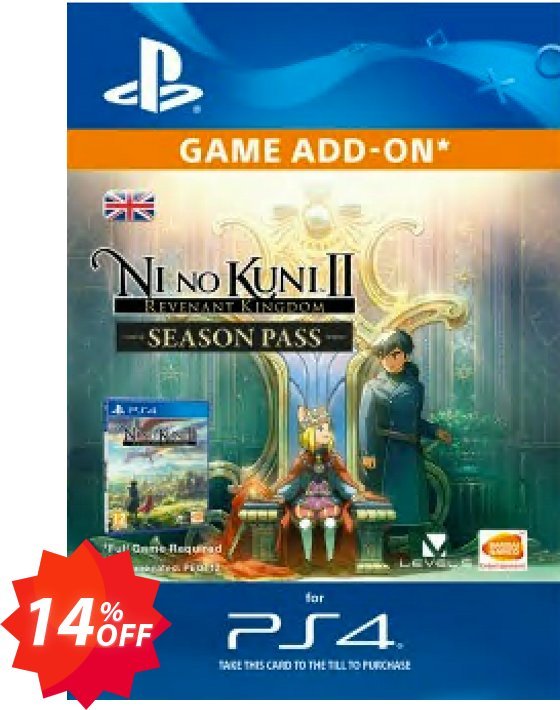 Ni No Kuni II: Revenant Kingdom - Season Pass PS4 Coupon code 14% discount 