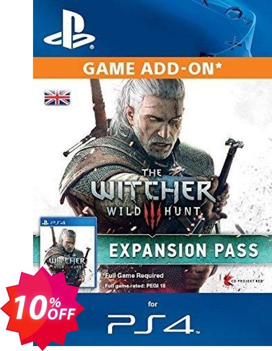 The Witcher 3: Wild Hunt Expansion Pass PS4 - Digital Code Coupon code 10% discount 