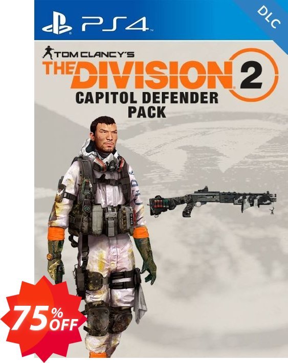 Tom Clancys The Division 2 PS4 - Capitol Defender Pack DLC, EU  Coupon code 75% discount 