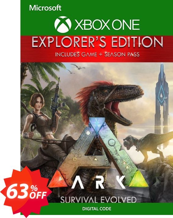 ARK Survival Evolved Explorers Edition Xbox One, UK  Coupon code 63% discount 