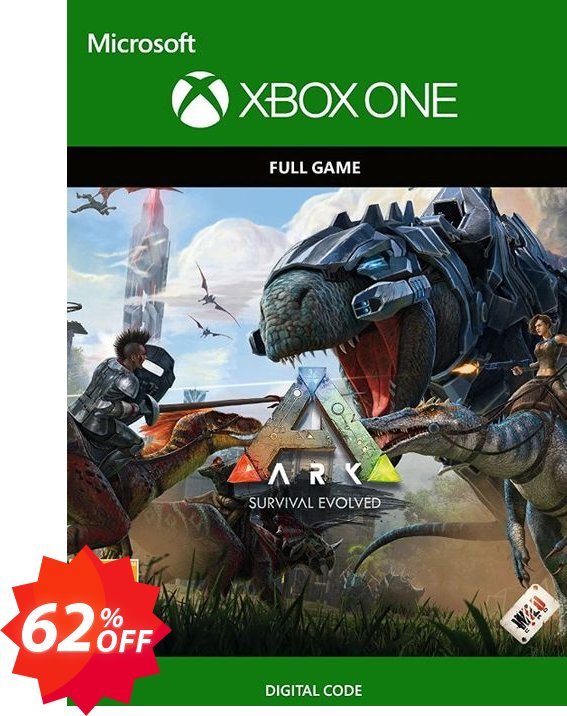 Ark Survival Evolved Xbox One, US  Coupon code 62% discount 