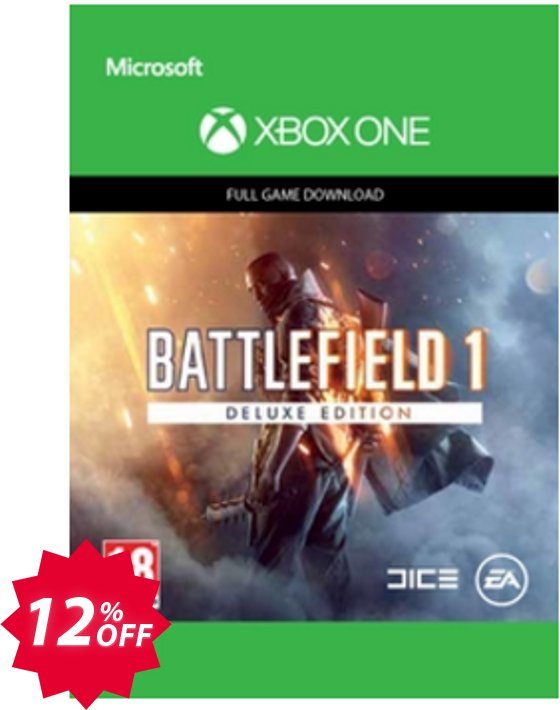 Battlefield 1 Deluxe Edition Xbox One Coupon code 12% discount 
