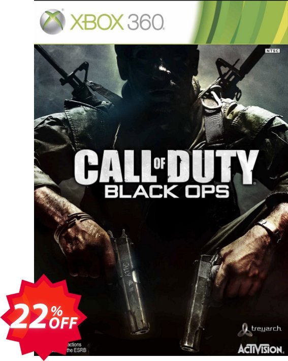 Call of Duty, COD Black Ops Xbox 360 Coupon code 22% discount 