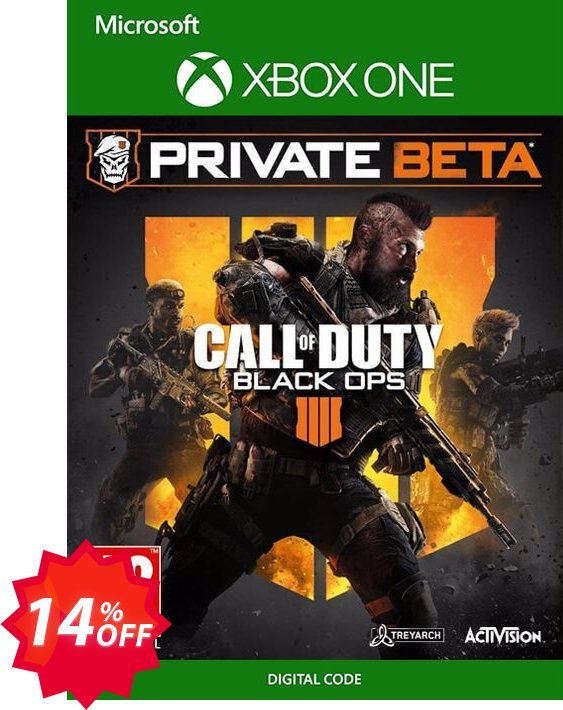 Call of Duty, COD Black Ops 4 Xbox One Beta Coupon code 14% discount 