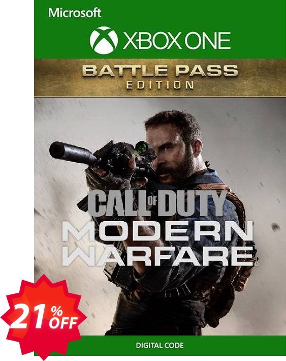 Call of Duty: Modern Warfare - Battle Pass Edition Xbox One Coupon code 21% discount 