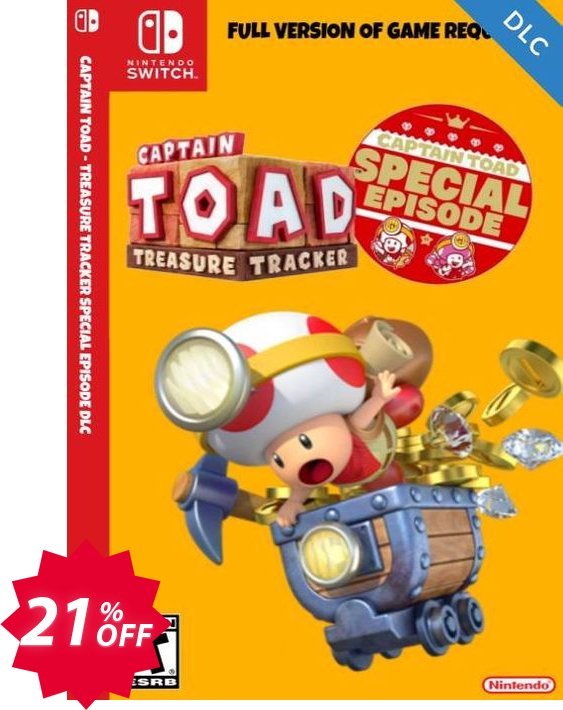 Captain Toad Treasure Tracker - Special Episode Switch DLC Coupon code 21% discount 