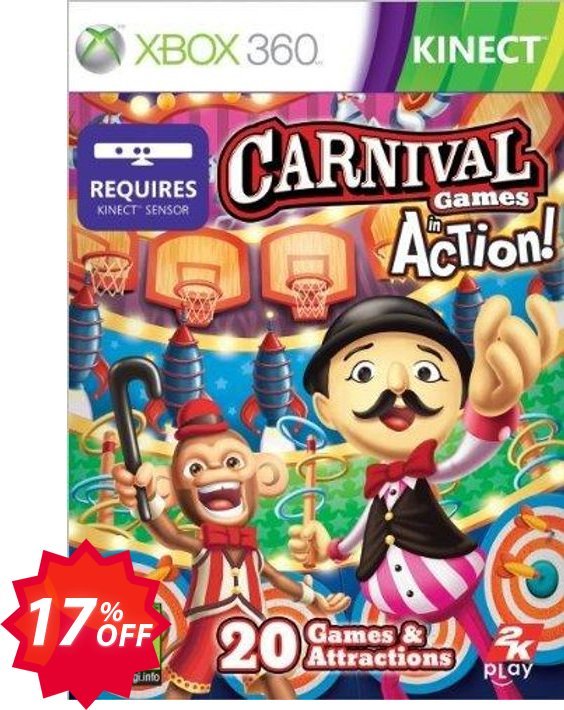 Carnival Games: In Action Xbox 360 - Digital Code Coupon code 17% discount 