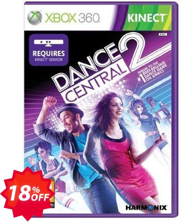 Dance Central 2 - Kinect Compatible Xbox 360 - Digital Code Coupon code 18% discount 