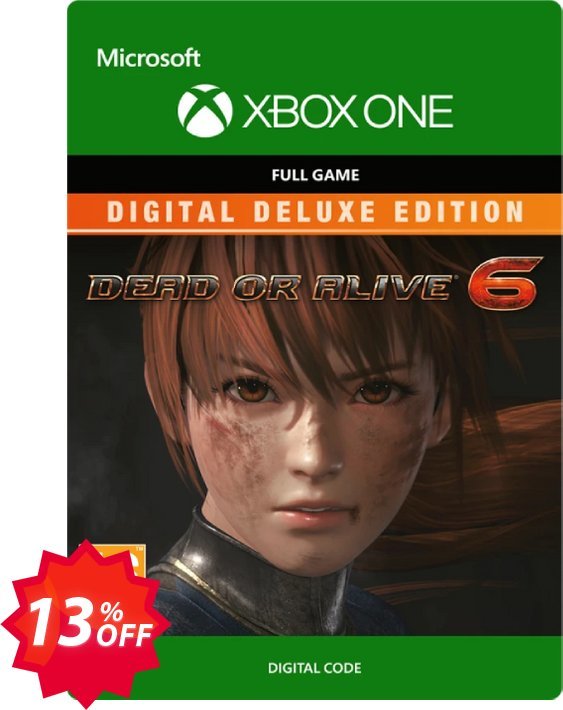 Dead or Alive 6 Deluxe Edition Xbox One Coupon code 13% discount 