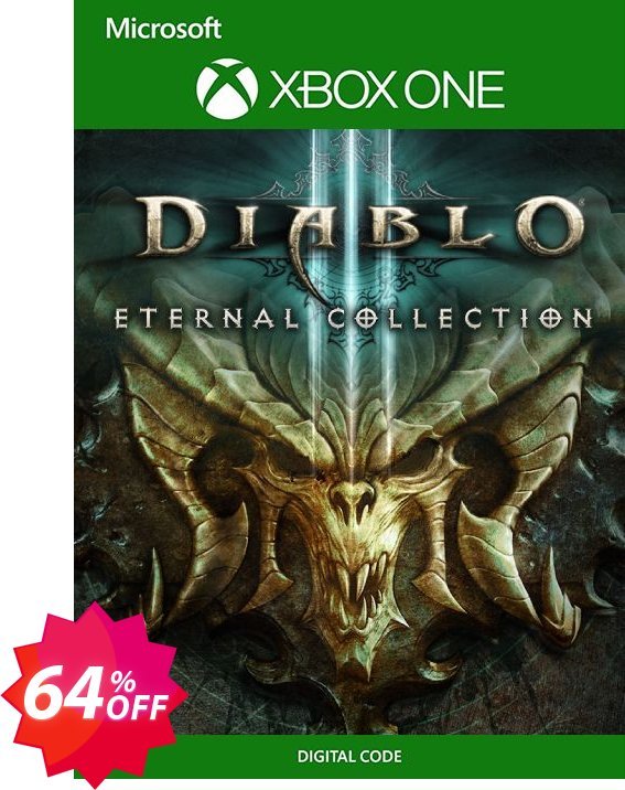 Diablo III 3 Eternal Collection Xbox One, UK  Coupon code 64% discount 