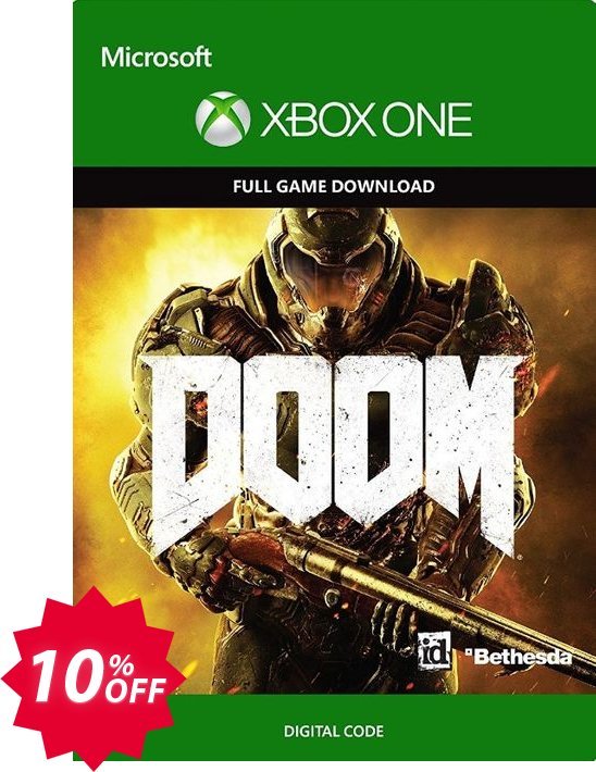 Doom Xbox One Coupon code 10% discount 
