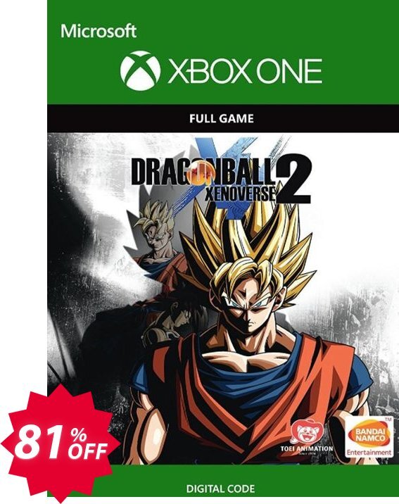 Dragon Ball Xenoverse 2 Xbox One, UK  Coupon code 81% discount 