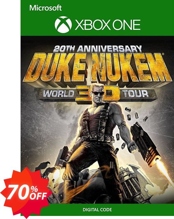 Duke Nukem 3D 20th Anniversary World Tour Xbox One, UK  Coupon code 70% discount 